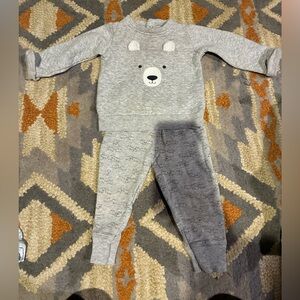 Gray sweat set 12 month